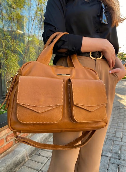 Bolsa Eva | Em couro legítimo premium