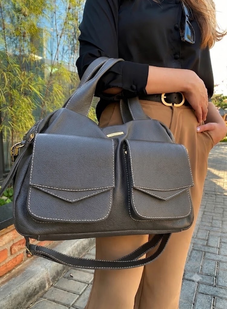 Bolsa Eva | Em couro legítimo premium