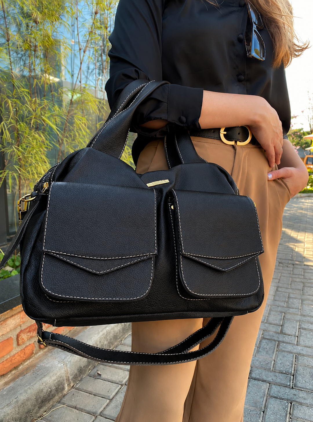 Bolsa Eva | Em couro legítimo premium
