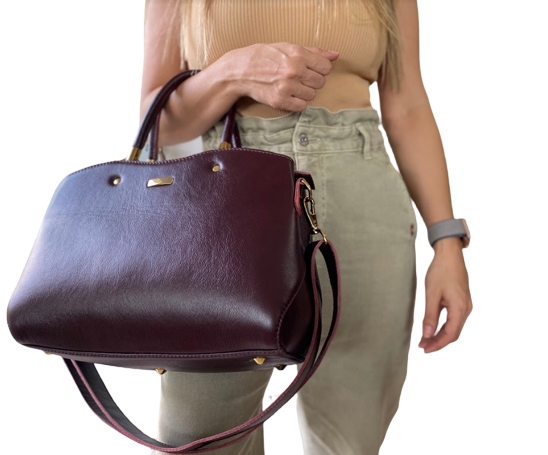 Bolsa Denise | Em couro legítimo premium