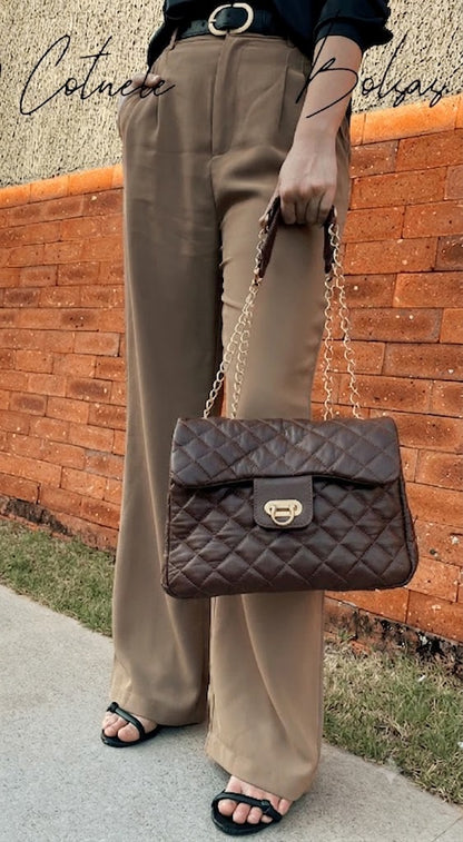 Bolsa Laís | Em couro legítimo premium