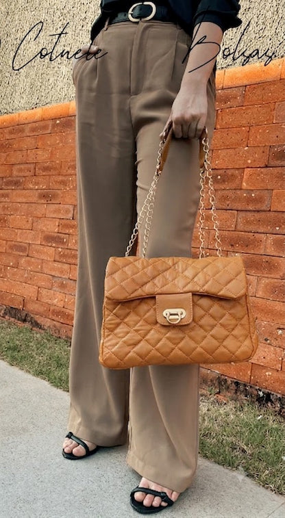 Bolsa Laís | Em couro legítimo premium