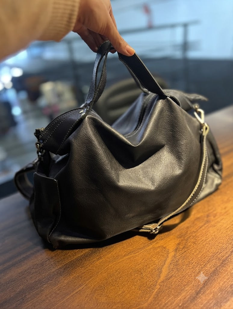 Bolsa Eveline | Em couro legítimo premium