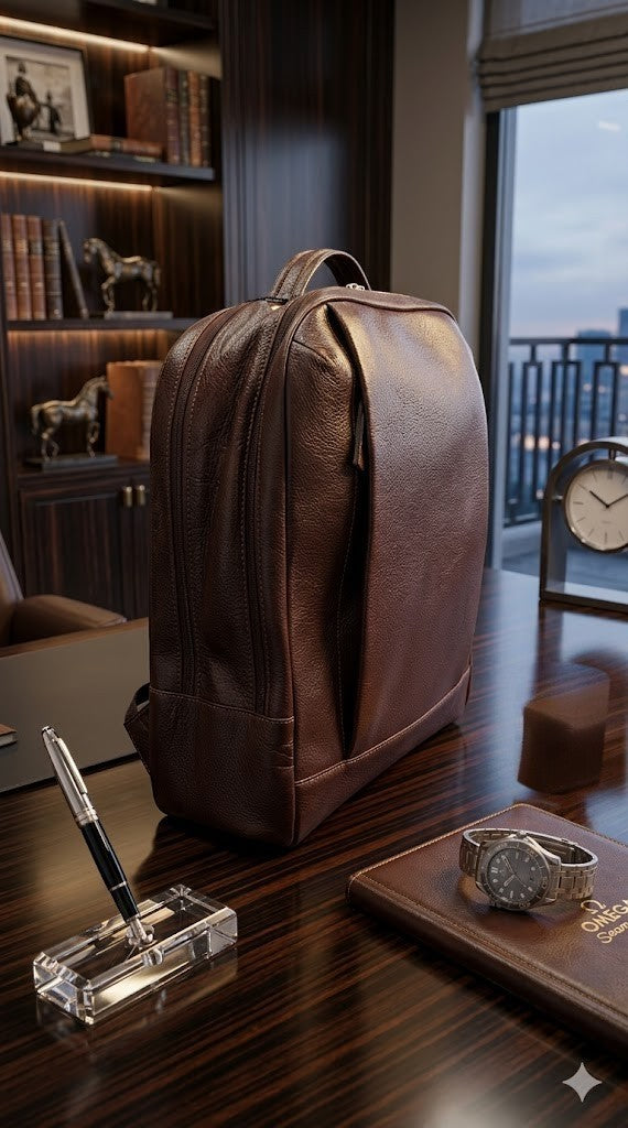 Mochila Cris | Em couro legítimo premium