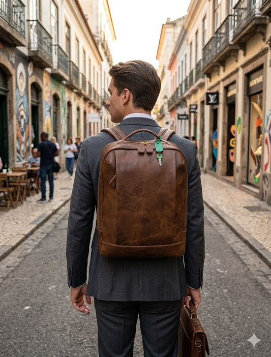 Mochila Cris | Em couro legítimo premium