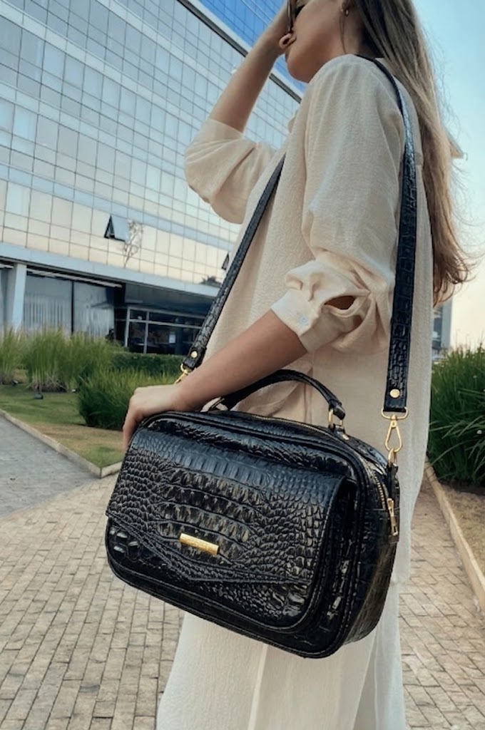 Bolsa Helena | Em couro legítimo premium