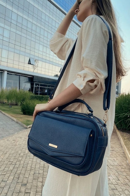 Bolsa Helena | Em couro legítimo premium