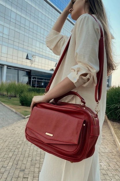 Bolsa Helena | Em couro legítimo premium