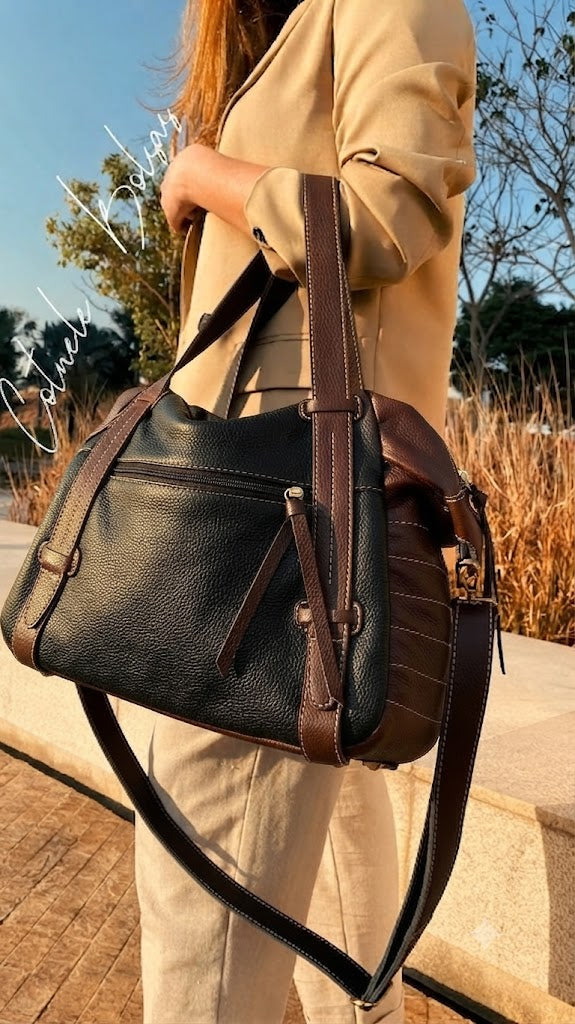 Bolsa Tonia | Em couro legítimo premium