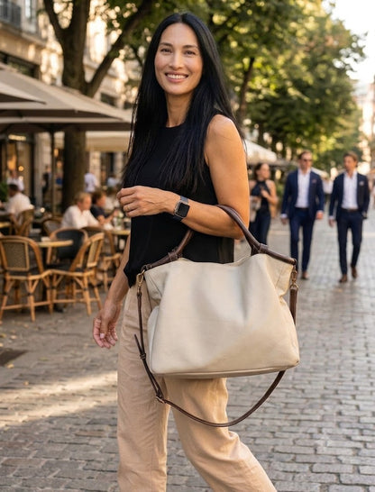 Bolsa Elza | Em couro legítimo premium