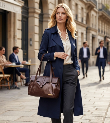 Bolsa Irina | Em couro legítimo premium
