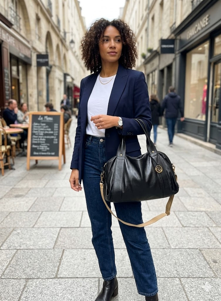 Bolsa / Mala Ayla | Em couro legítimo premium