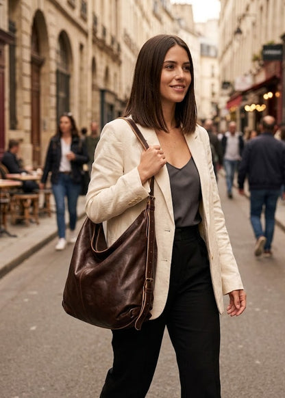 Bolsa Ágda | Em couro legítimo premium