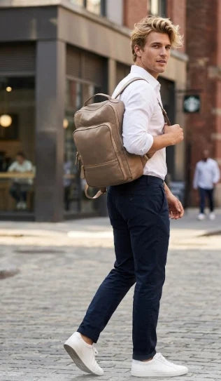 Mochila Felipe | Em couro legítimo premium