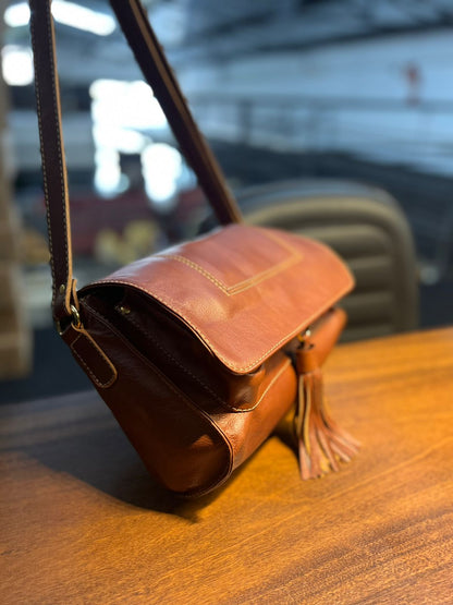 Bolsa Bárbara | Em couro legítimo premium