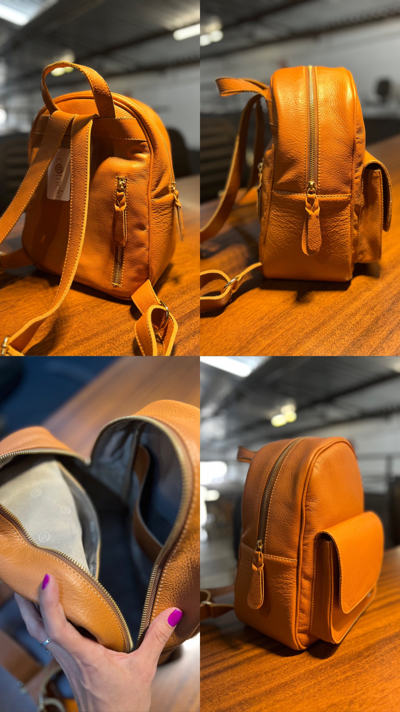 Mochila Maya | couro legítimo premium