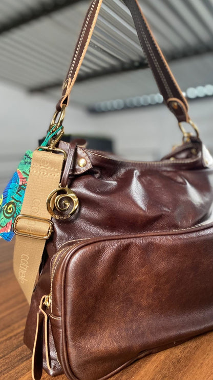 Bolsa Ester | Em couro legítimo premium