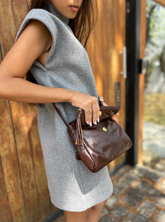 Bolsa Marisa | Em couro legítimo premium