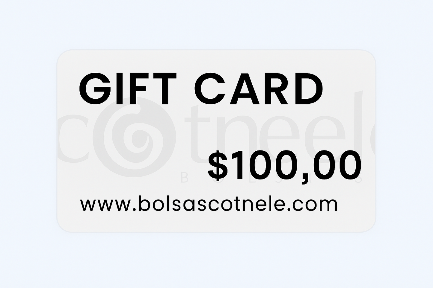 Cartão Presente Cotnele!