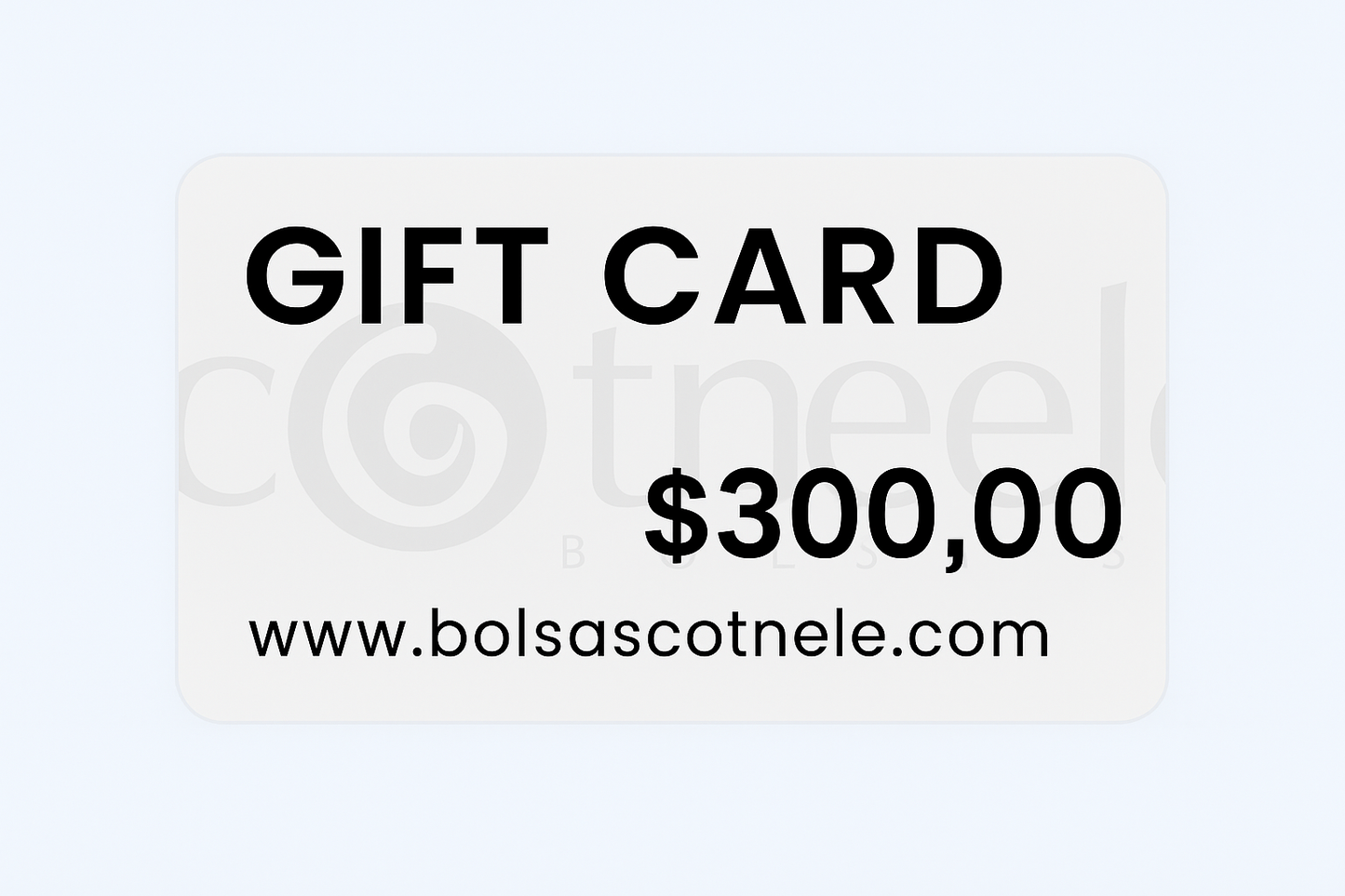 Cartão Presente Cotnele!