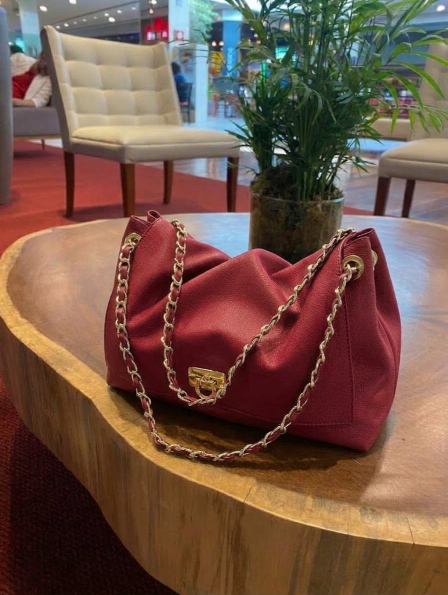 Bolsa Alana | Em couro legítimo premium