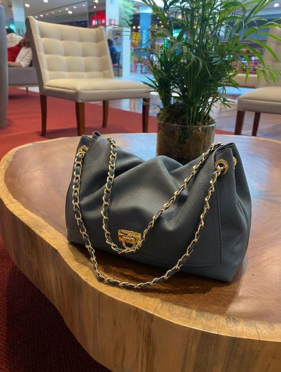 Bolsa Alana | Em couro legítimo premium