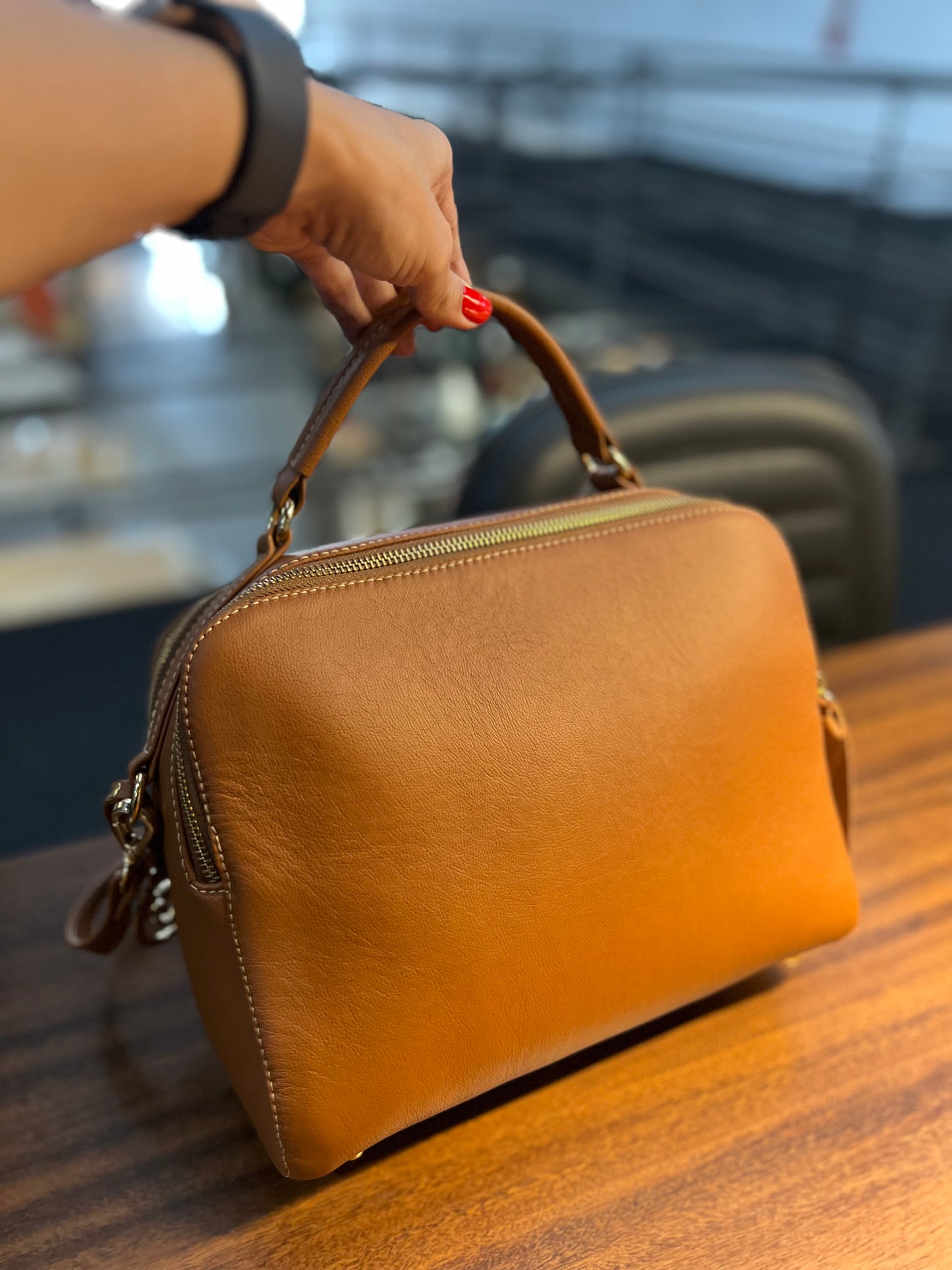 Bolsa Vilma | Em couro legítimo premium