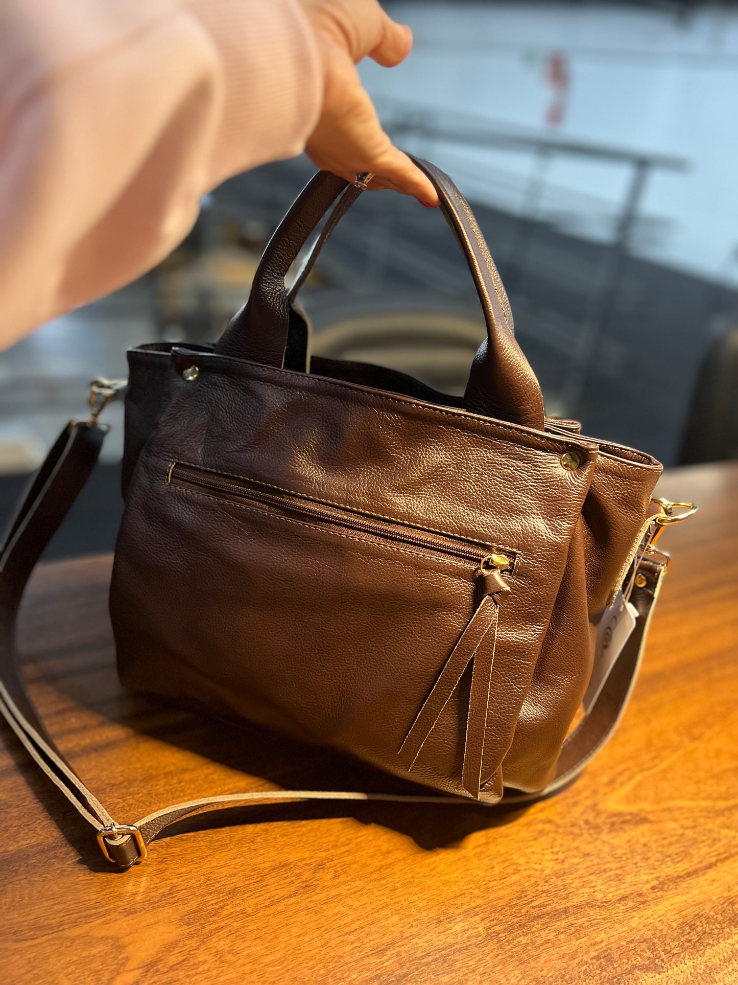 Bolsa Paola | Em couro legítimo premium