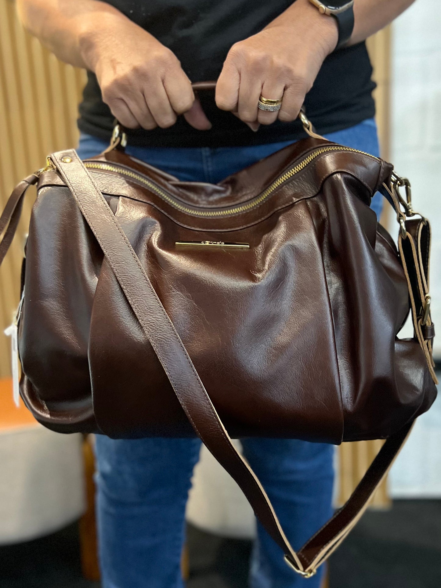 Bolsa Fatima | Em couro legítimo premium