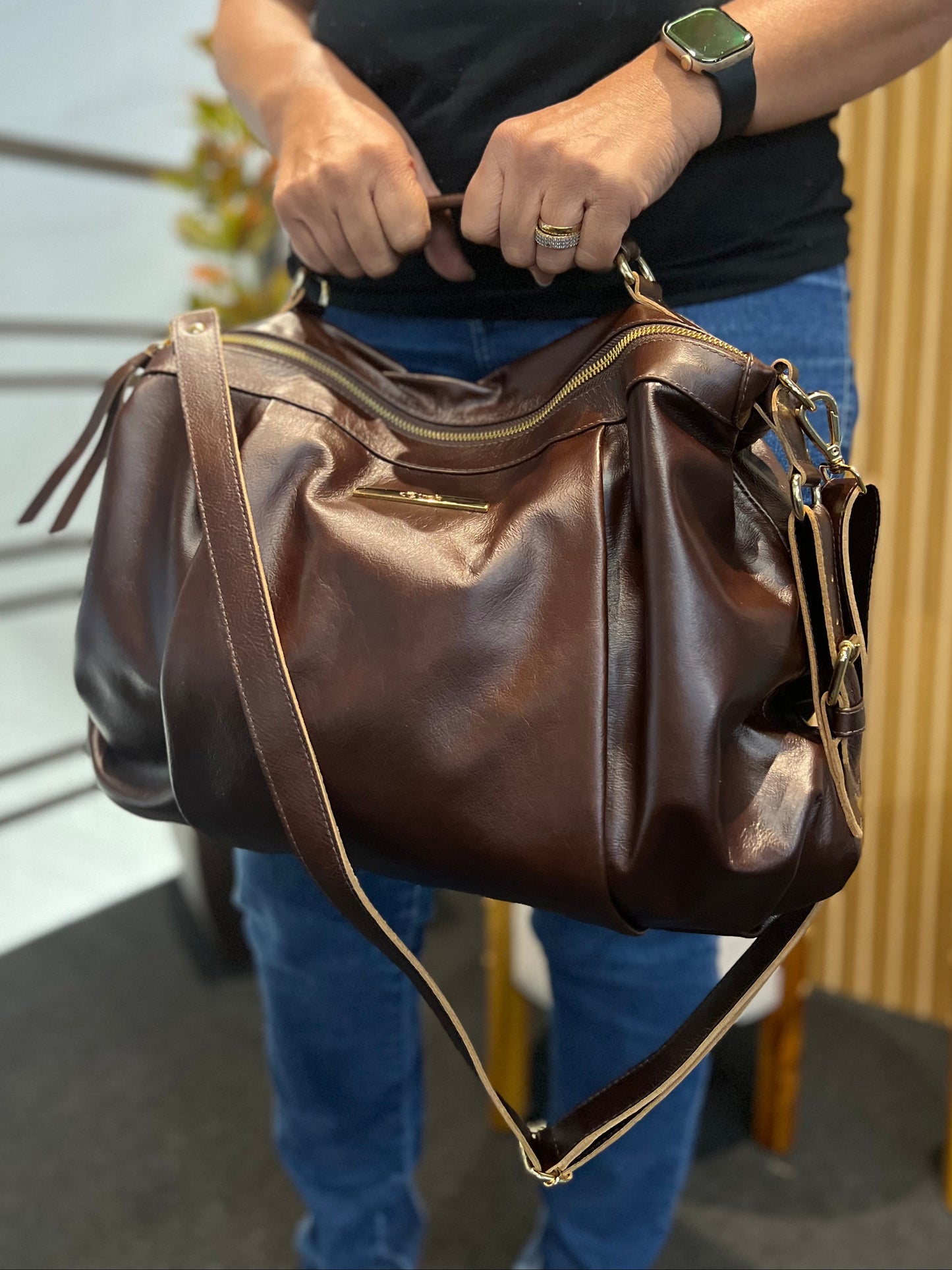Bolsa Fatima | Em couro legítimo premium