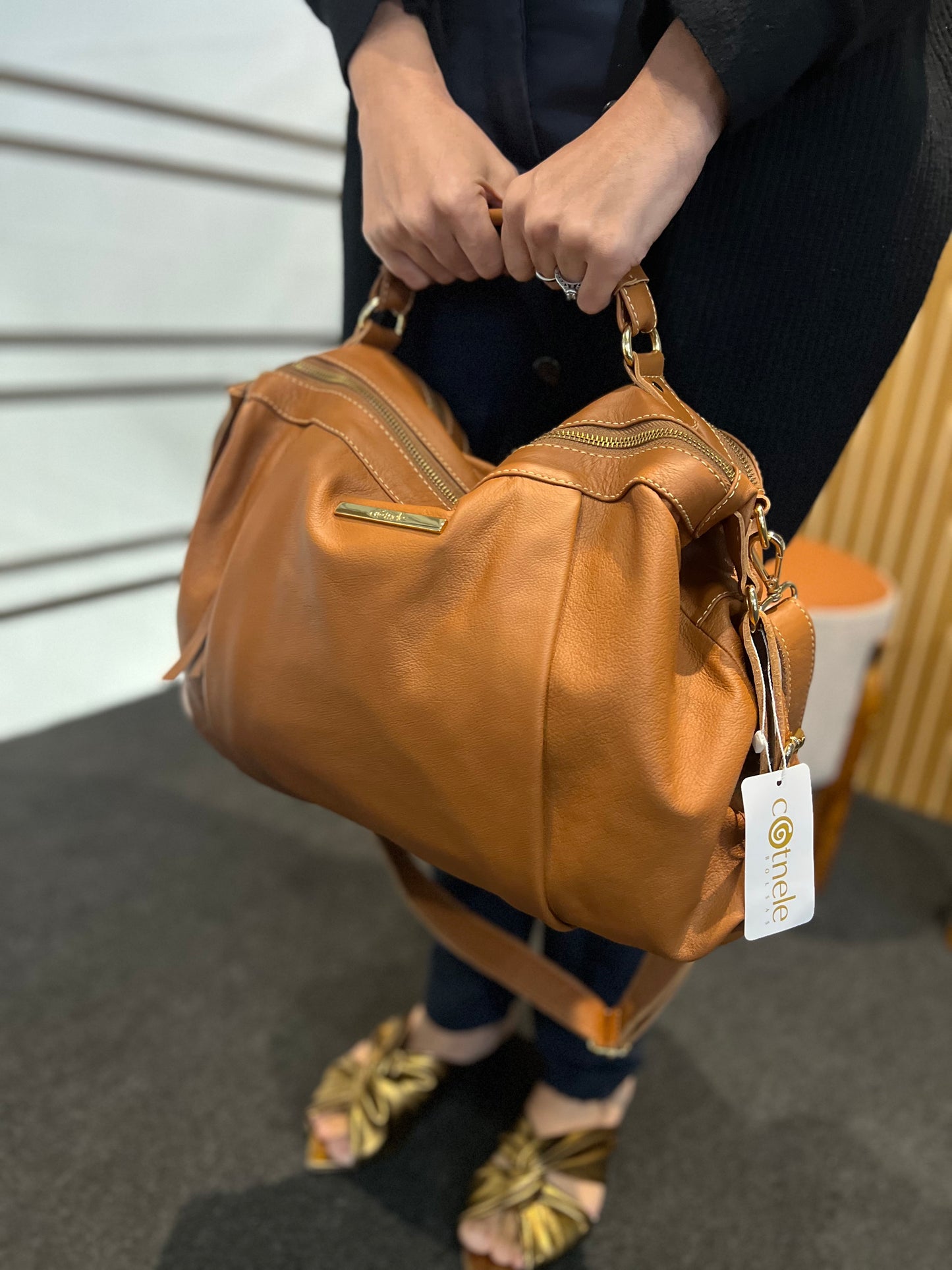 Bolsa Fatima | Em couro legítimo premium