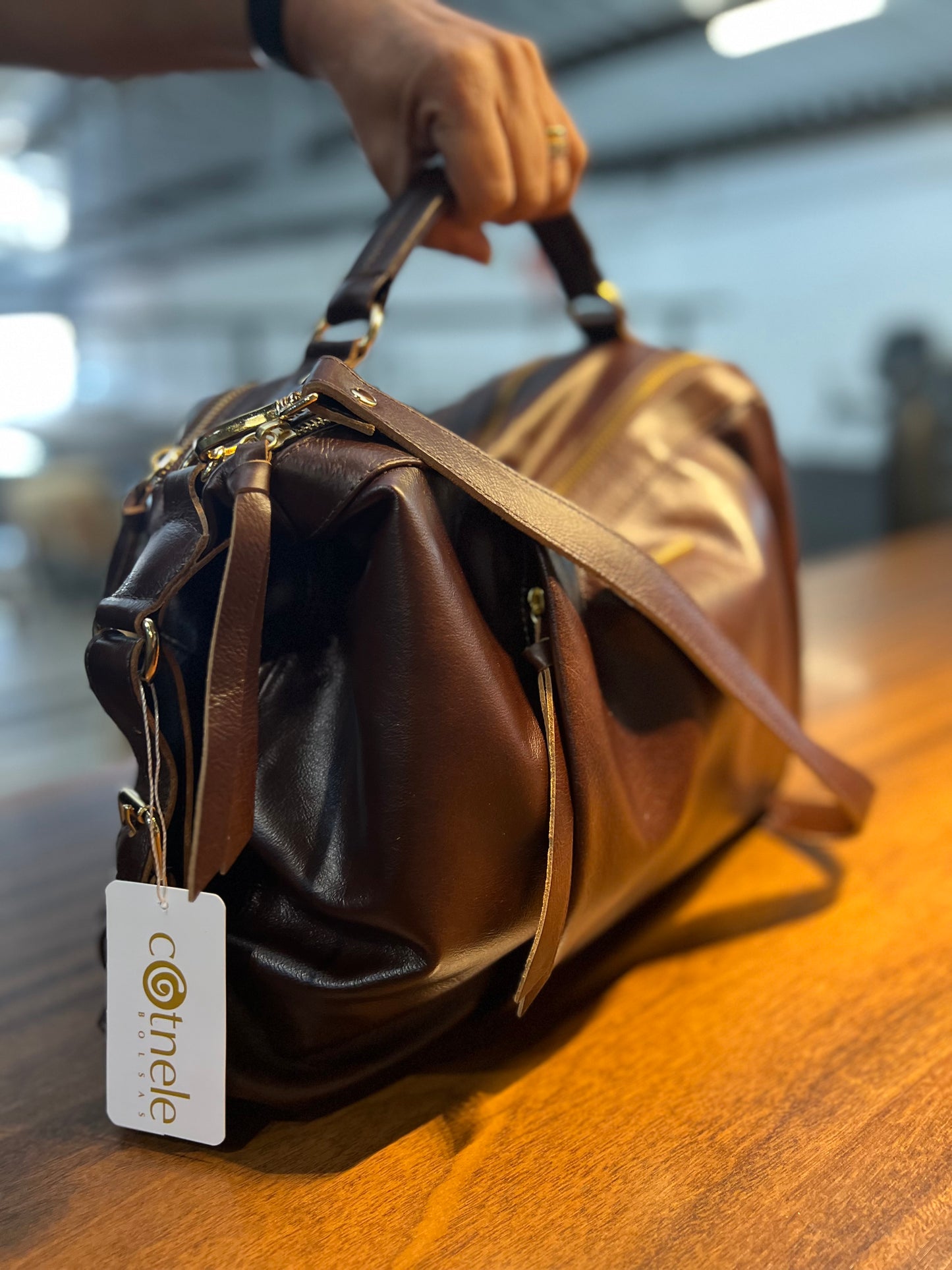 Bolsa Fatima | Em couro legítimo premium