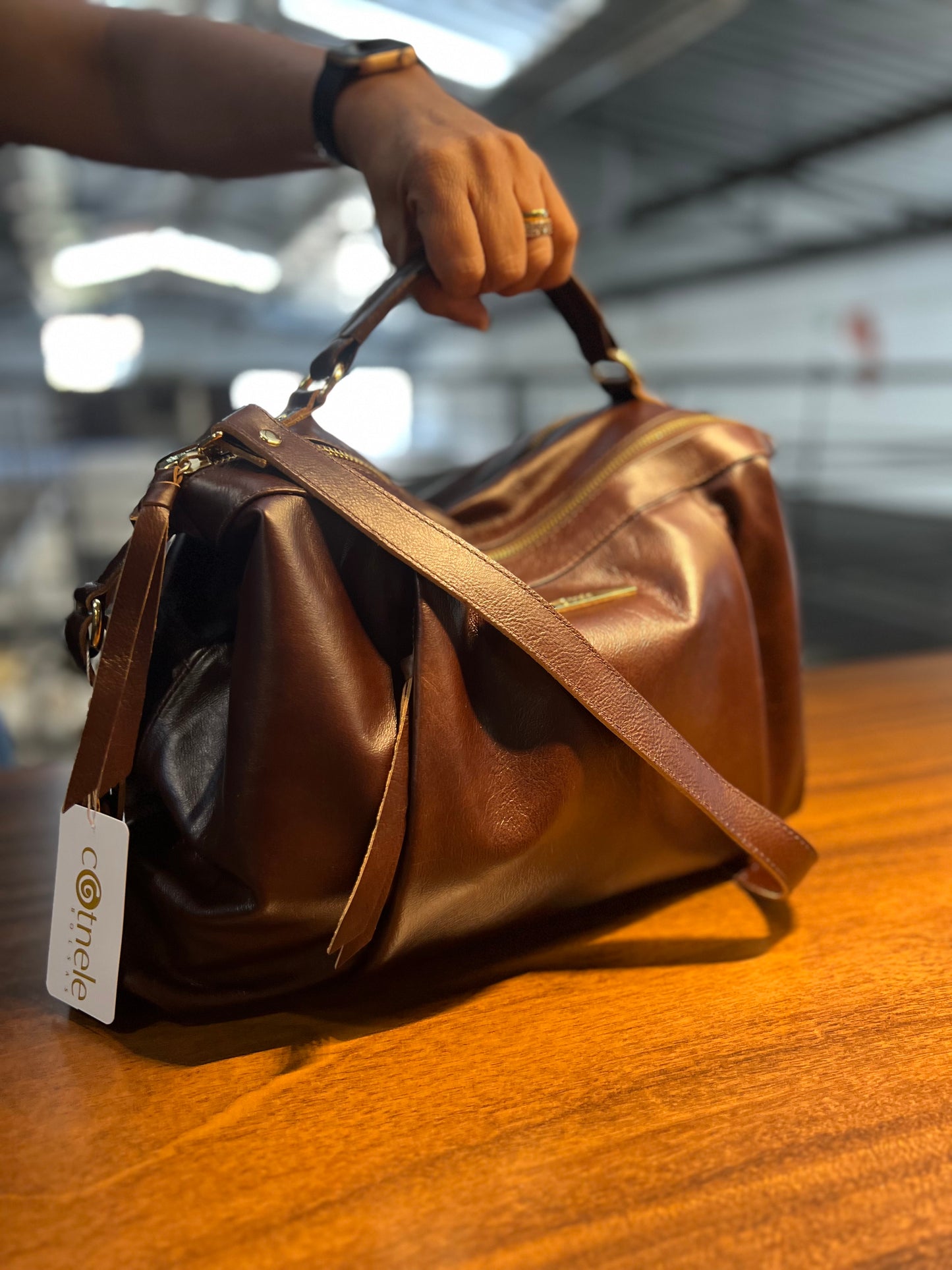 Bolsa Fatima | Em couro legítimo premium