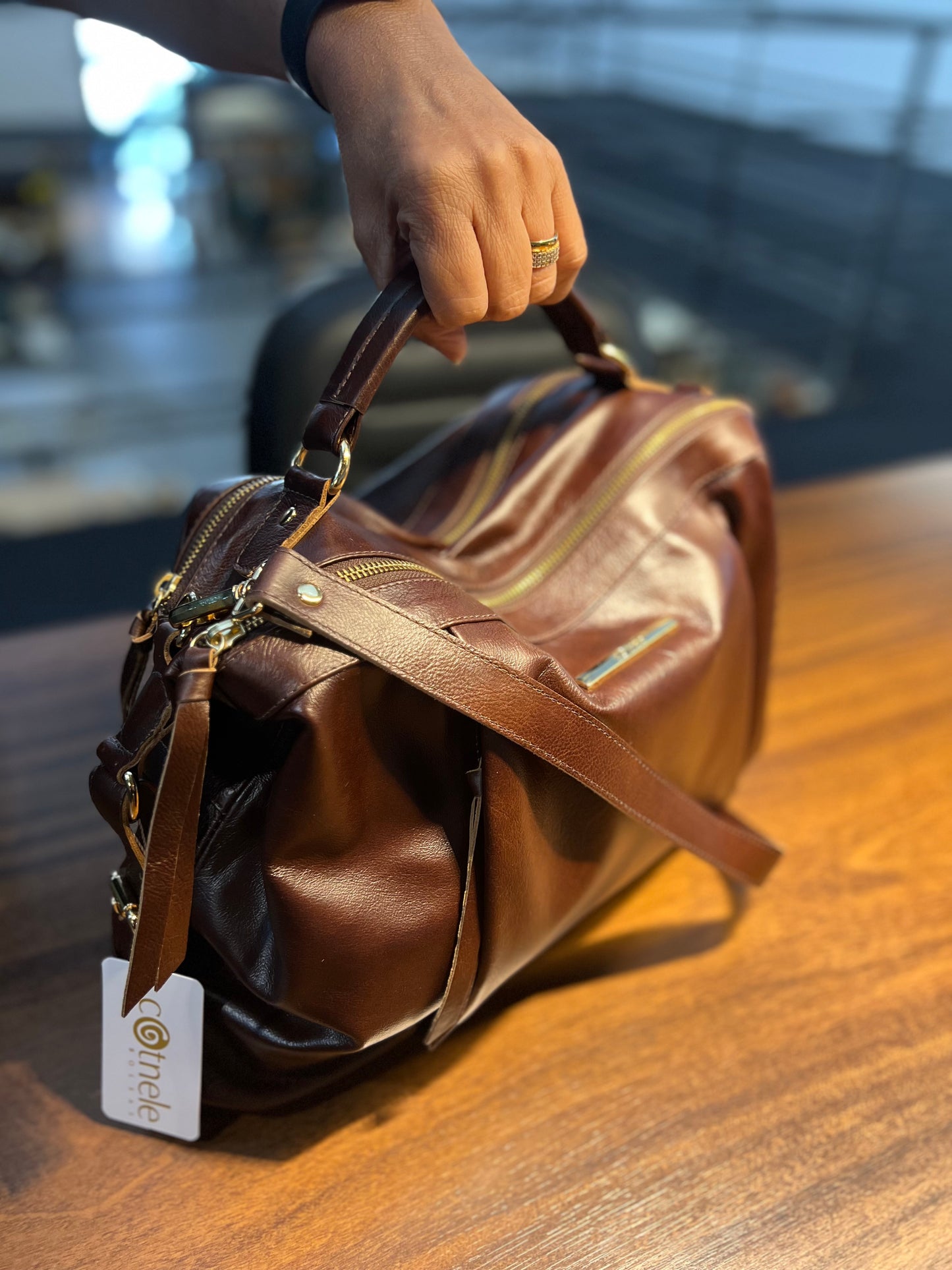 Bolsa Fatima | Em couro legítimo premium