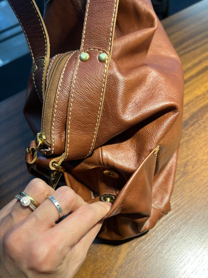 Bolsa Eveline | Em couro legítimo premium