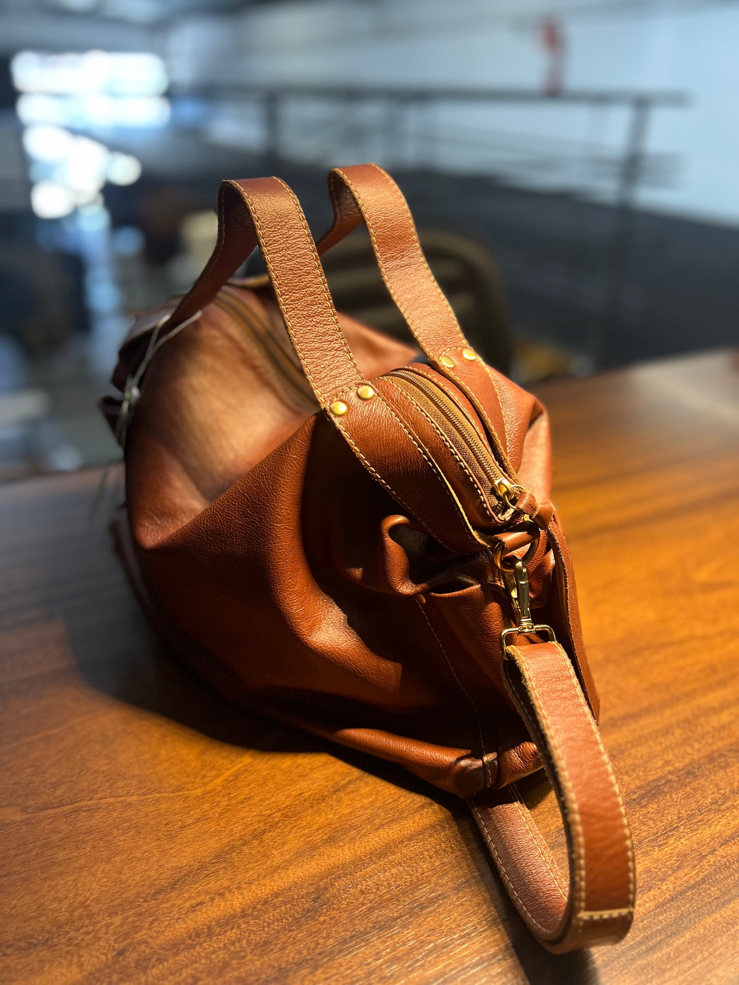 Bolsa Eveline | Em couro legítimo premium