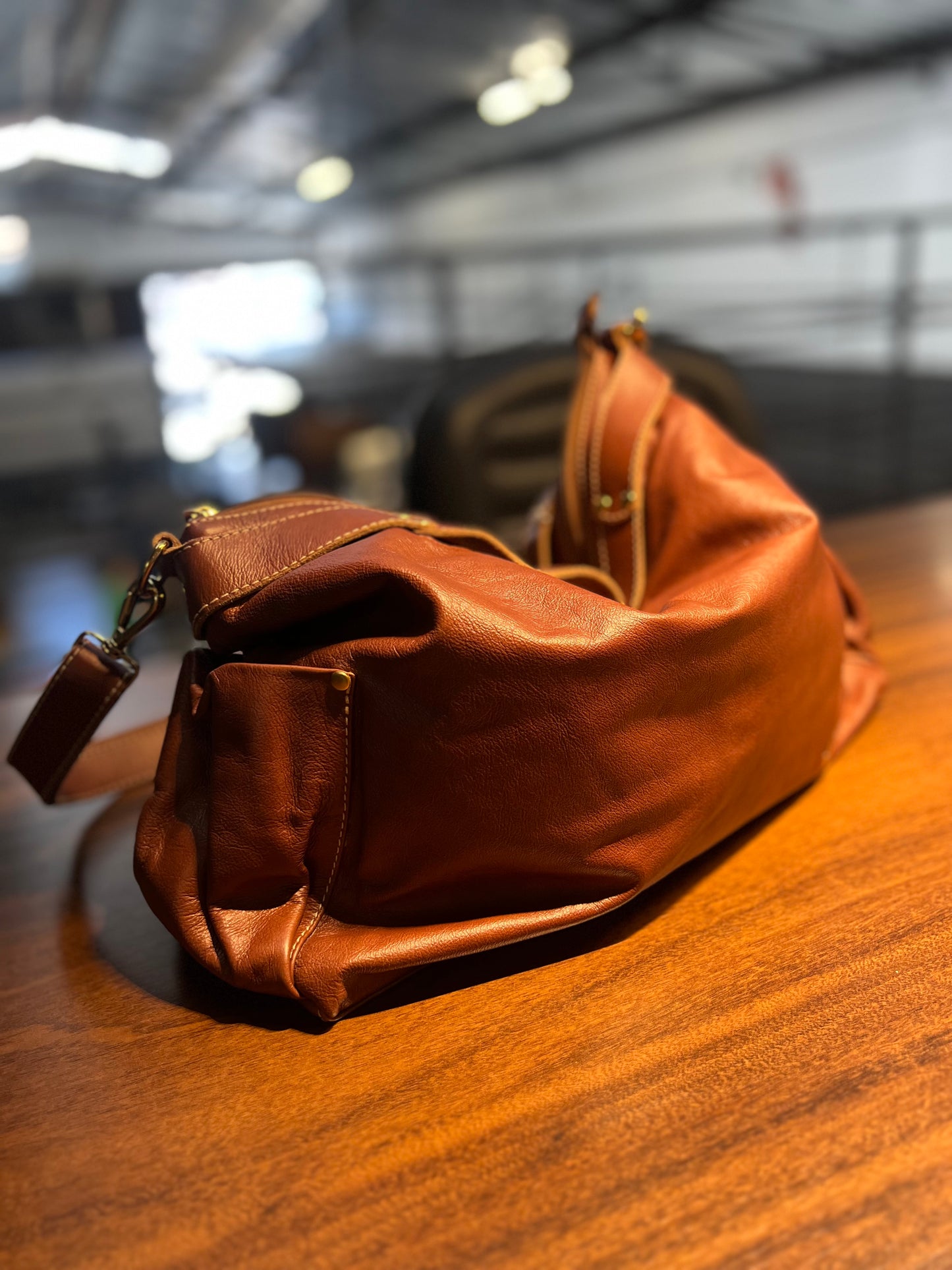Bolsa Eveline | Em couro legítimo premium