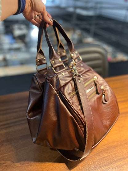 Bolsa Megan |  | Em couro legítimo premium