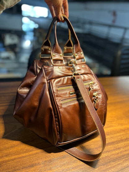 Bolsa Megan |  | Em couro legítimo premium