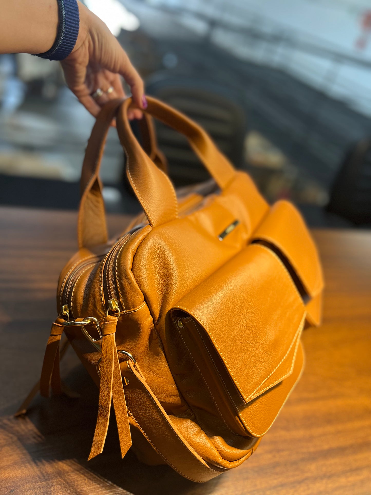 Bolsa Eva | Em couro legítimo premium