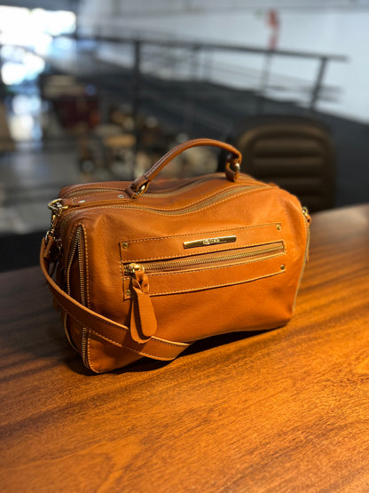 Bolsa Virgínia | Em couro legítimo premium
