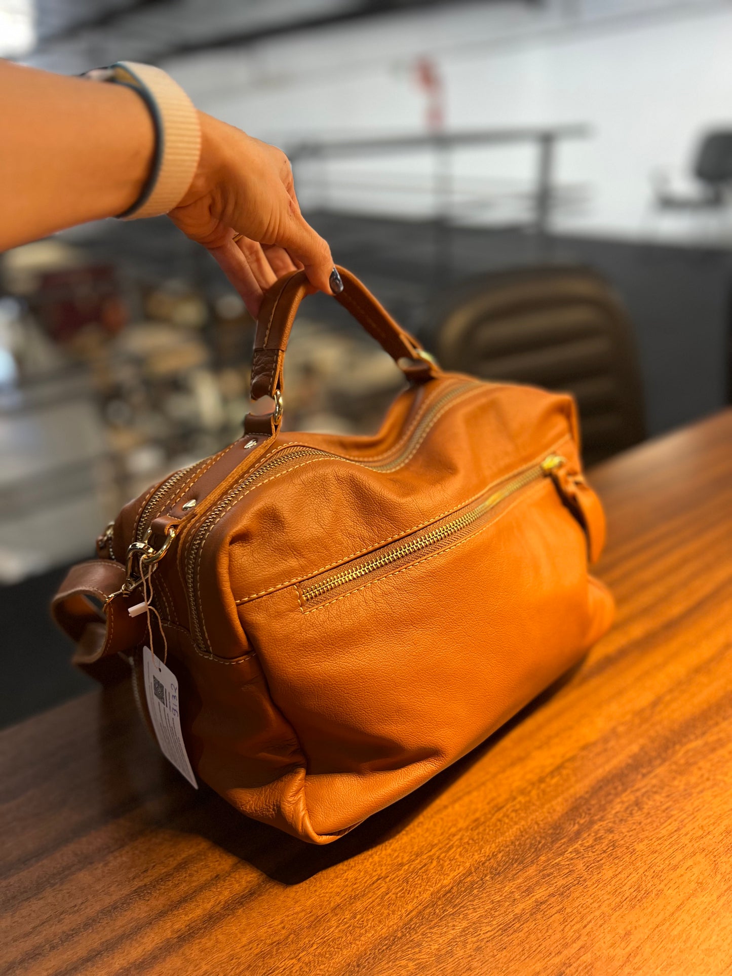 Bolsa Virgínia | Em couro legítimo premium