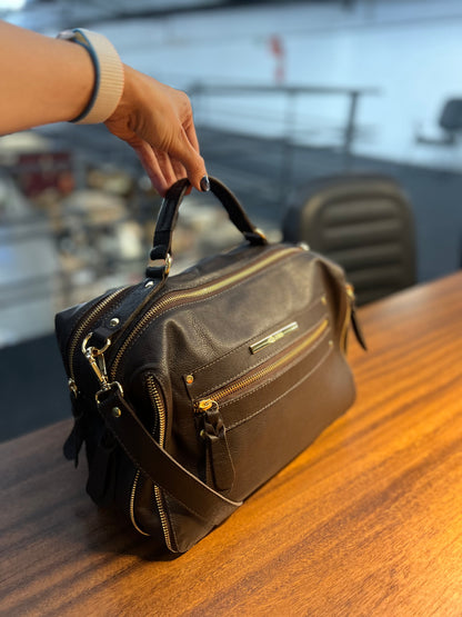 Bolsa Virgínia | Em couro legítimo premium