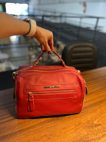 Bolsa Virgínia | Em couro legítimo premium