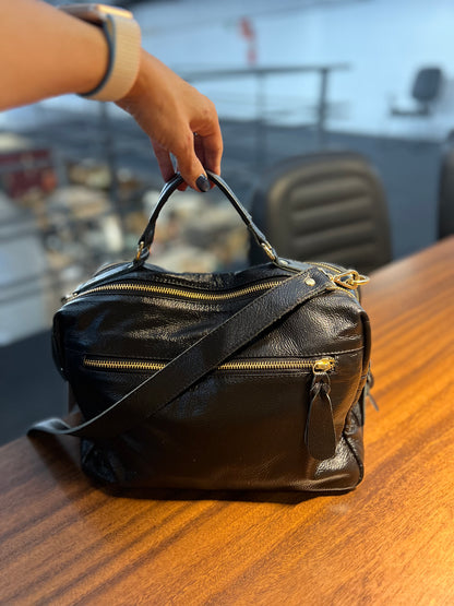 Bolsa Virgínia | Em couro legítimo premium