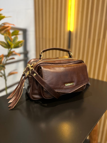 Bolsa Helena | Em couro legítimo premium