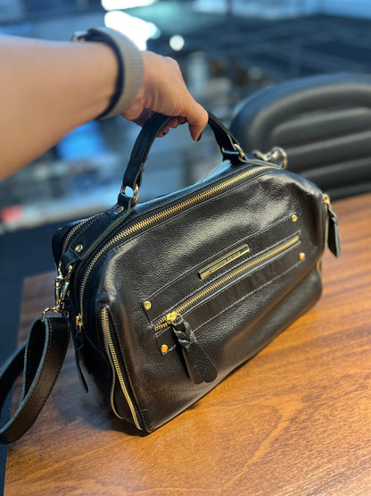 Bolsa Virgínia | Em couro legítimo premium