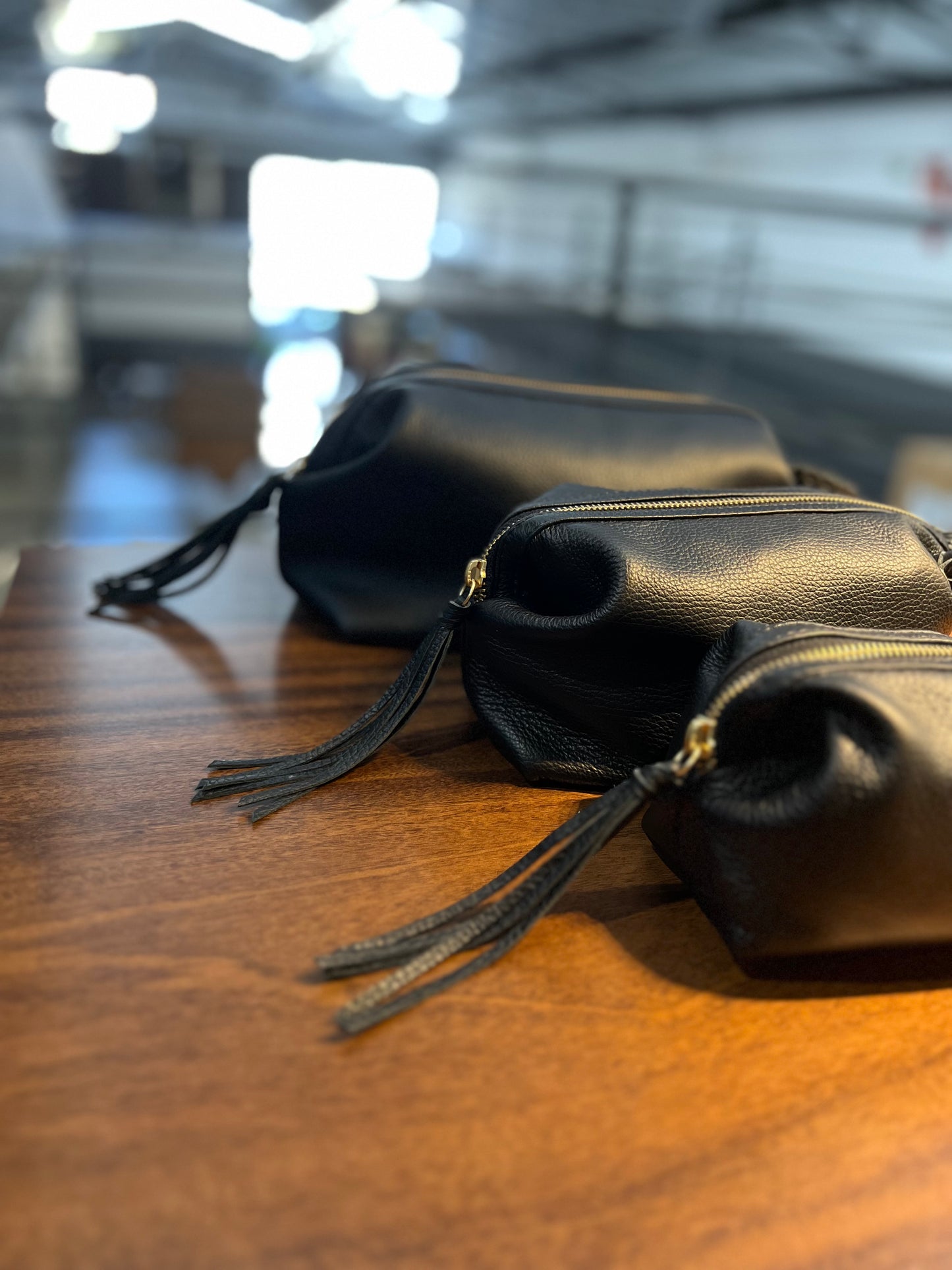 Kit Trio Necessaire Cotnele | Em Couro