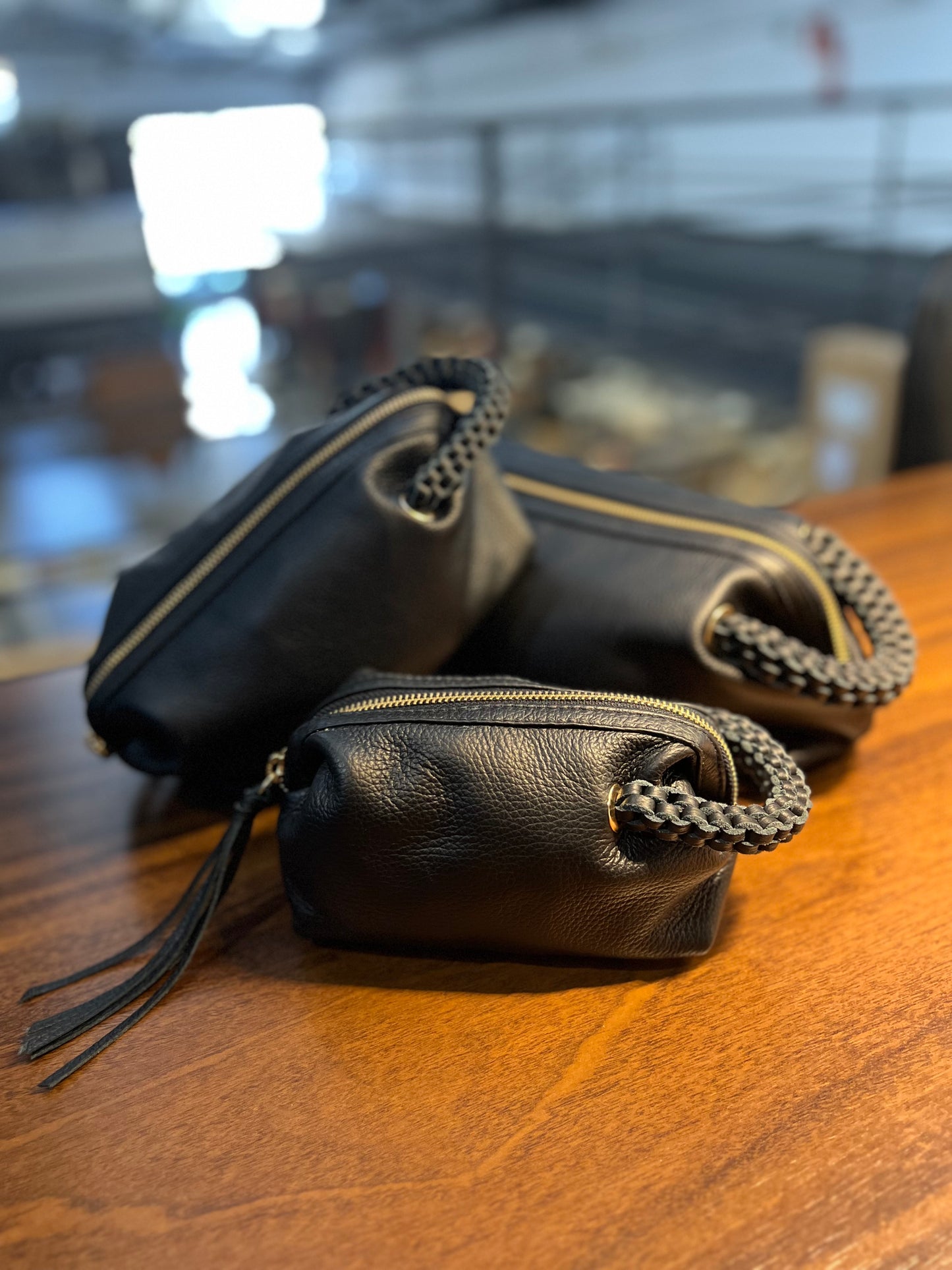 Kit Trio Necessaire Cotnele | Em Couro