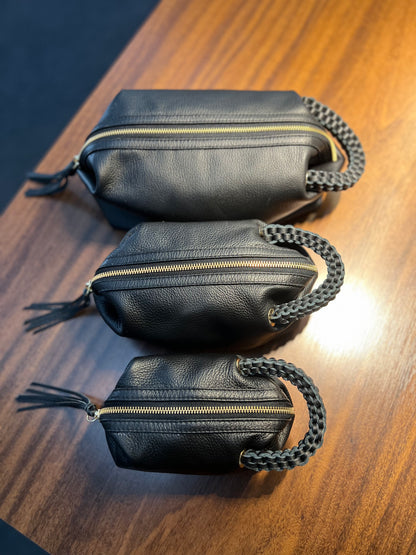 Kit Trio Necessaire Cotnele | Em Couro